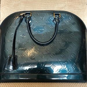 Authentic Louis Vuitton Alma GM midnight blue